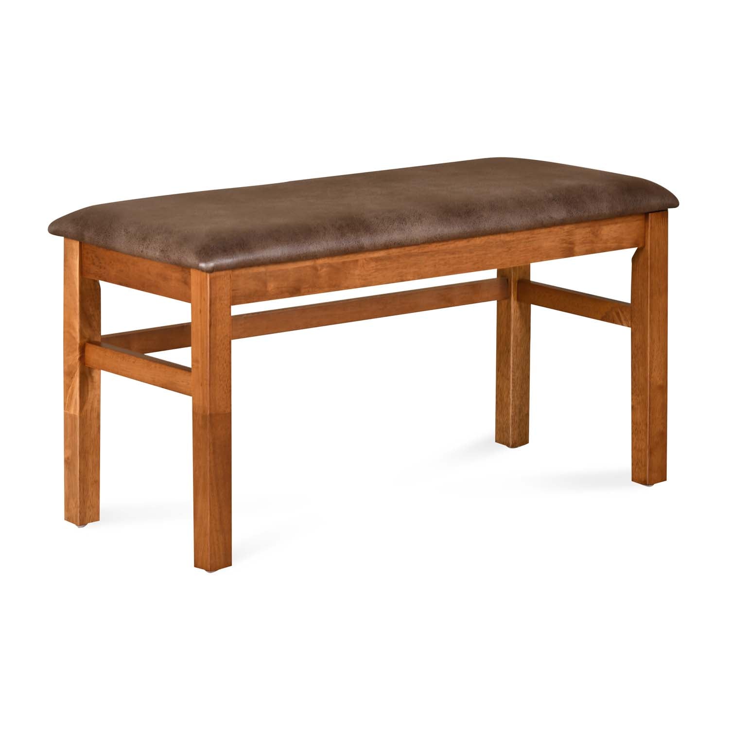 Nilkamal Leaf Multi Use Medium Sitting Bench for Living Room | Dining Room (Walnut)