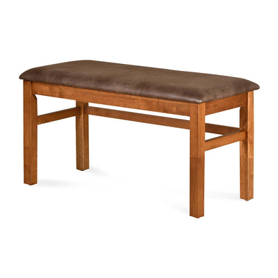 Nilkamal Leaf Multi Use Medium Sitting Bench for Living Room | Dining Room (Walnut)