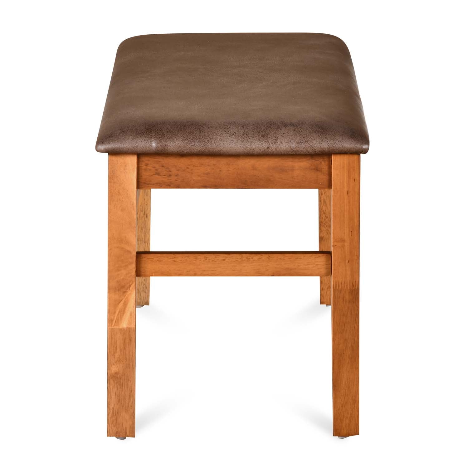 Nilkamal Leaf Multi Use Medium Sitting Bench for Living Room | Dining Room (Walnut)