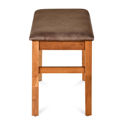 Nilkamal Leaf Multi Use Long Sitting Bench for Living Room | Dining Room (Walnut)
