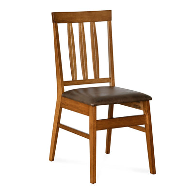 Nilkamal Leaf Dining Chair (Walnut)
