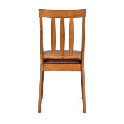 Nilkamal Leaf Dining Chair (Walnut)