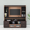 Nilkamal Leron Wall Unit (Walnut) - Front View