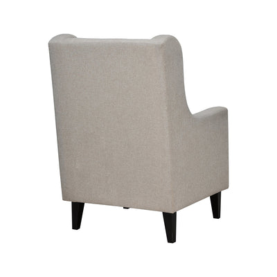 Nilkamal Leroy Fabric Upholstered Wingback Arm Chair (Beige)