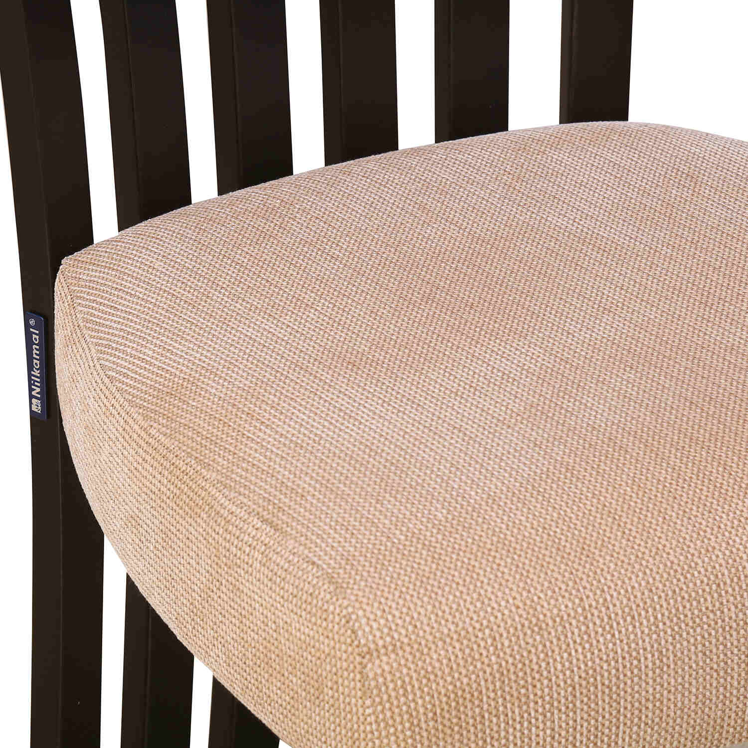 Nilkamal Lerro Dining Chair (Dark Walnut)