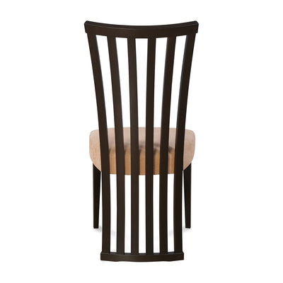 Nilkamal Lerro Dining Chair (Dark Walnut)