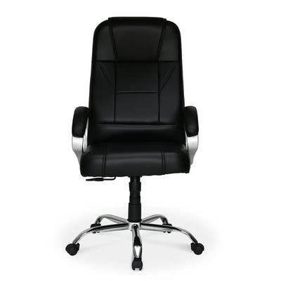 Nilkamal Mega High Back Office Chair Black Front View