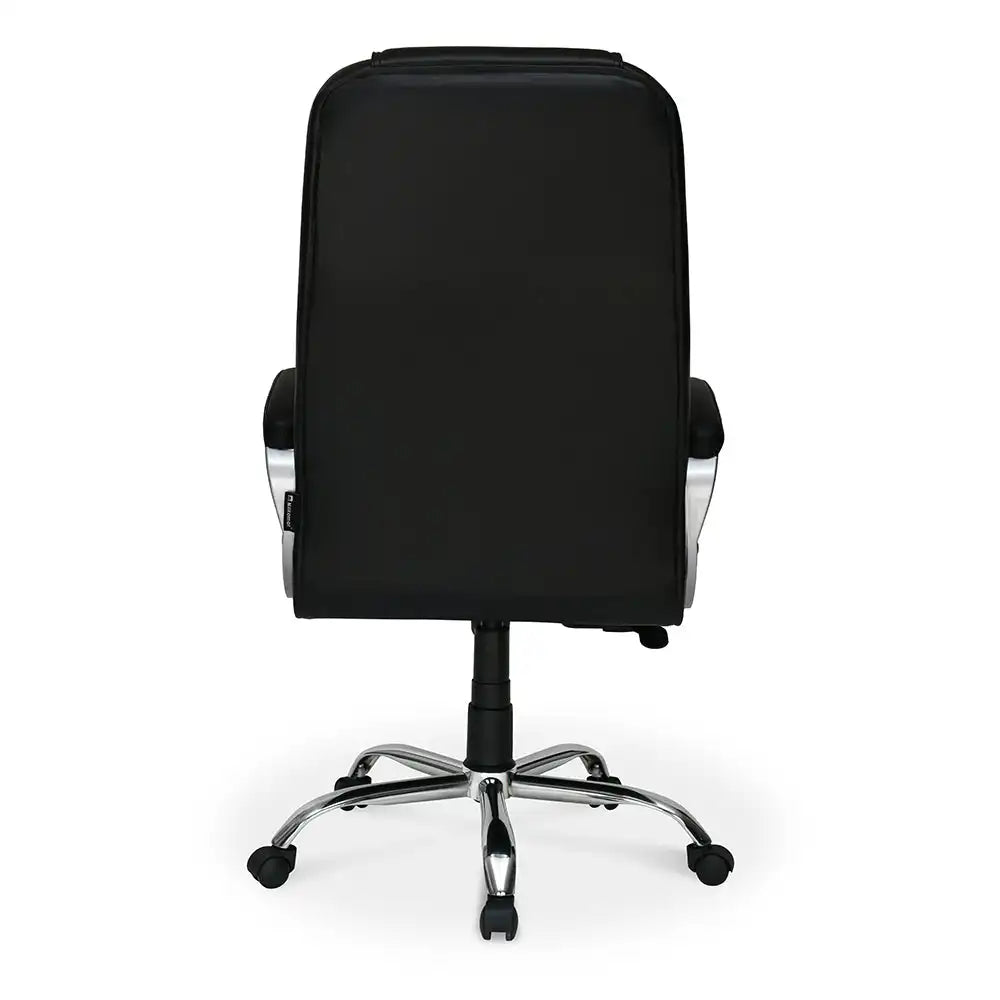 Nilkamal Mega High Back Office Chair Black Back View