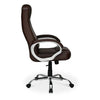 Nilkamal Mega High Back Office Chair Brown Side View