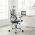 Nilkamal Verona High Back Office Chair (White & Grey)