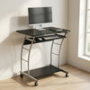 Nilkamal Leo Computer Table (Black / Walnut)