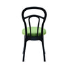 Nilkamal CHR4040 Armless Chair with Leatherette Cushion