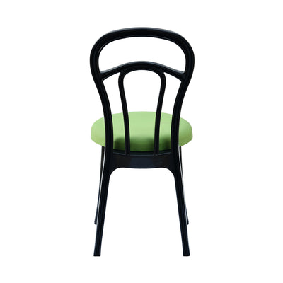 Nilkamal CHR4040 Armless Chair with Leatherette Cushion