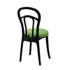 Nilkamal CHR4040 Armless Chair with Leatherette Cushion