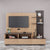 Nilkamal Macario Wall Unit (New Wenge / Urban Teak)