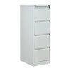 Nilkamal Magna 4 Door Filing Cabinet (Grey) - Slight Side View