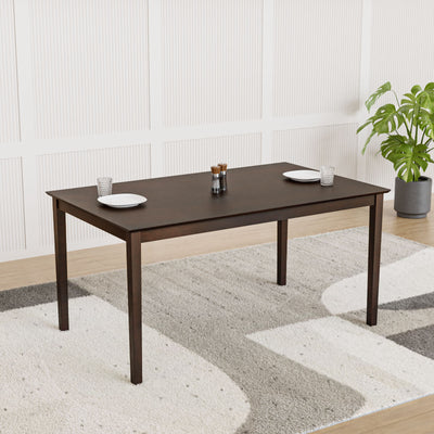 Nilkamal Magnito 6 Seater Dining Table (Brown)