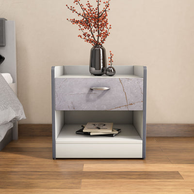 Nilkamal Marbito Night Stand (White)