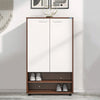 Nilkamal Ardor Shoe Cabinet (Oak/Frosty White)