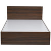 Nilkamal Arthur Double Bed (Walnut) - Front View