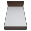 Nilkamal Arthur Double Bed (Walnut) - Top View
