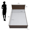 Nilkamal Arthur Double Bed (Walnut)