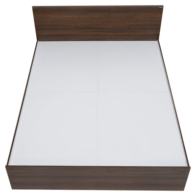 Nilkamal Arthur Queen Bed (Walnut)