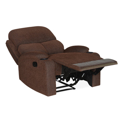 Nilkamal Matt 1 Seater Manual Recliner (Cocoa)