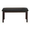 Nilkamal Mauna Multi Use Medium Sitting Bench for Living Room | Dining Room (Dark Cappuccino)