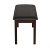 Nilkamal Mauna Multi Use Medium Sitting Bench for Living Room | Dining Room (Dark Cappuccino)