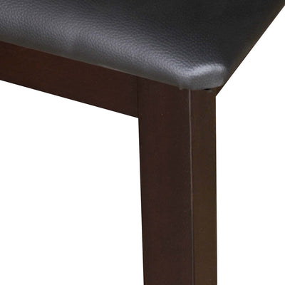 Nilkamal Mauna Multi Use Medium Sitting Bench for Living Room | Dining Room (Dark Cappuccino)
