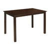 Nilkamal Mauna 4 Seater Dining Table (Dark Cappuccino)
