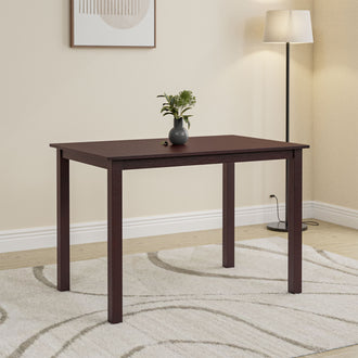 Nilkamal Mauna 4 Seater Dining Table (Dark Cappuccino)