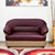 Nilkamal Bright 2 Seater Fabric Sofa (Maroon/Beige)