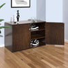 Nilkamal Churchill Shoe Cabinet (Classic Walnut)