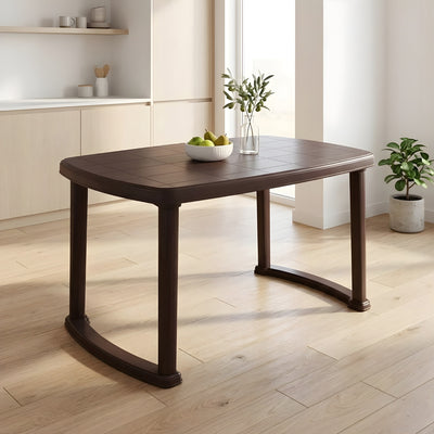 Nilkamal Mega Dining Table (Weather Brown)
