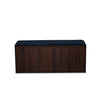 Nilkamal Metro 3 Door Engineered Wood Shoe Cabinet (Walnut) - Front View