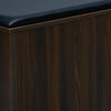 Nilkamal Metro 3 Door Engineered Wood Shoe Cabinet (Walnut) - CloseUp View