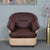 Nilkamal Mifa 1 Seater PVC Sofa (Maroon / Beige)