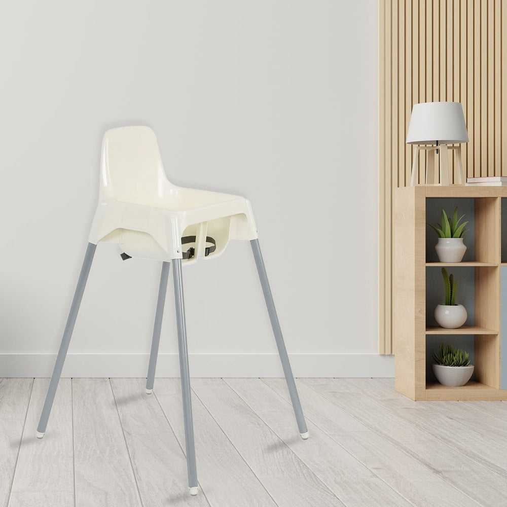 Nilkamal Mighty Baby High Chair without Tray (Cream)
