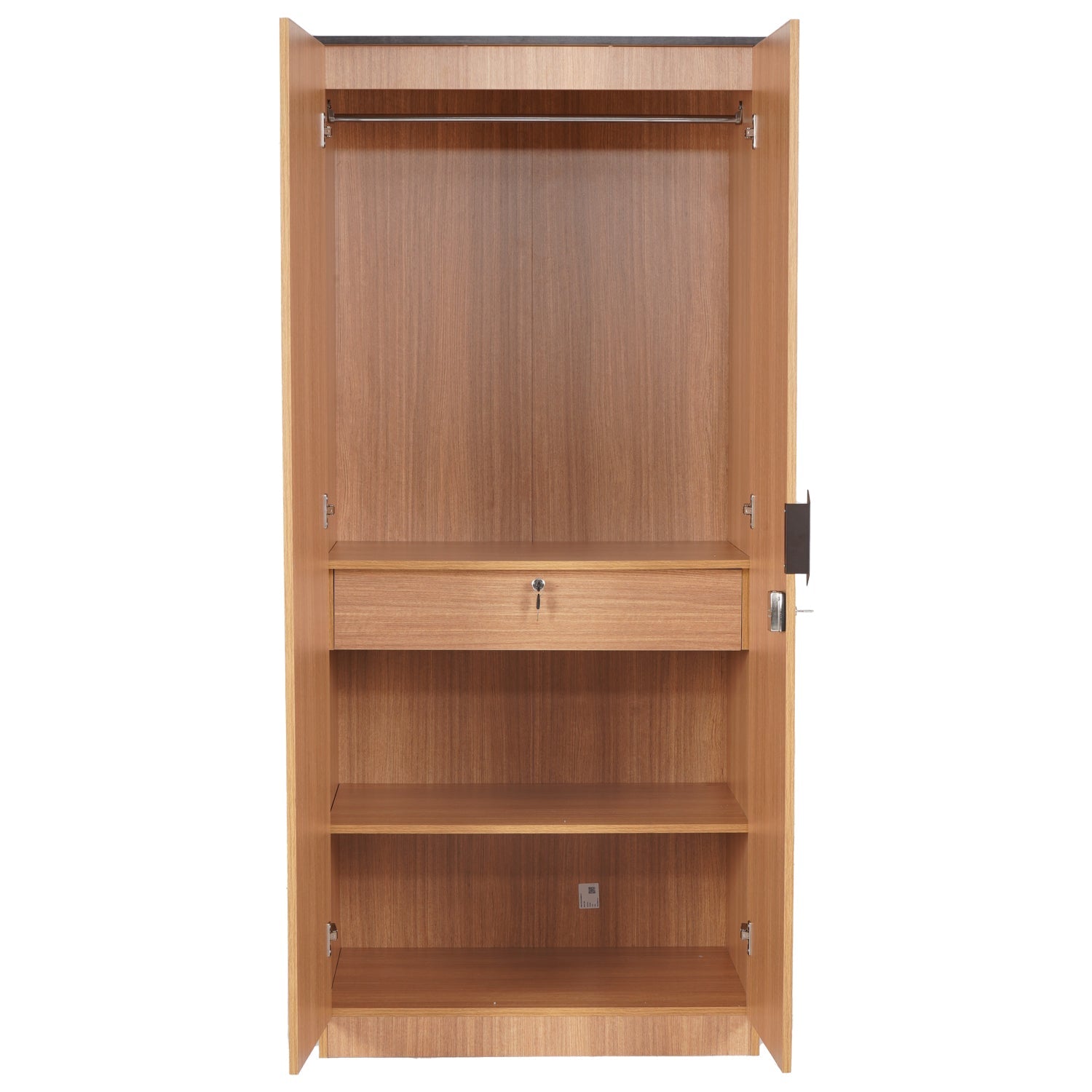 Nilkamal Milford 2 Door Wardrobe (Urban Teak)