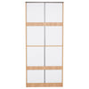 Nilkamal Milford 2 Door Wardrobe With Mirror (Urban Teak)