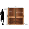 Nilkamal Milford 4 Door Wardrobe (Urban Teak)