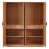 Nilkamal Milford 4 Door Wardrobe (Urban Teak)