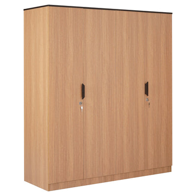 Nilkamal Milford 4 Door Wardrobe (Urban Teak)