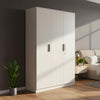 Nilkamal Joyce 3 Door Wardrobe (Frosty White)