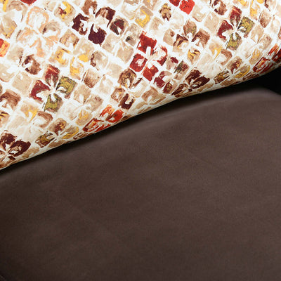 Nilkamal Marigold Velvet Fabric Lounger Sofa (Choco Brown)