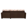 Nilkamal Marigold Velvet Fabric Lounger Sofa (Choco Brown)