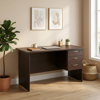 Nilkamal Maximus 5ft Engineered Wood Office Table (New Wenge)