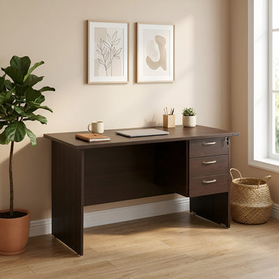Nilkamal Maximus 5ft Engineered Wood Office Table (New Wenge)